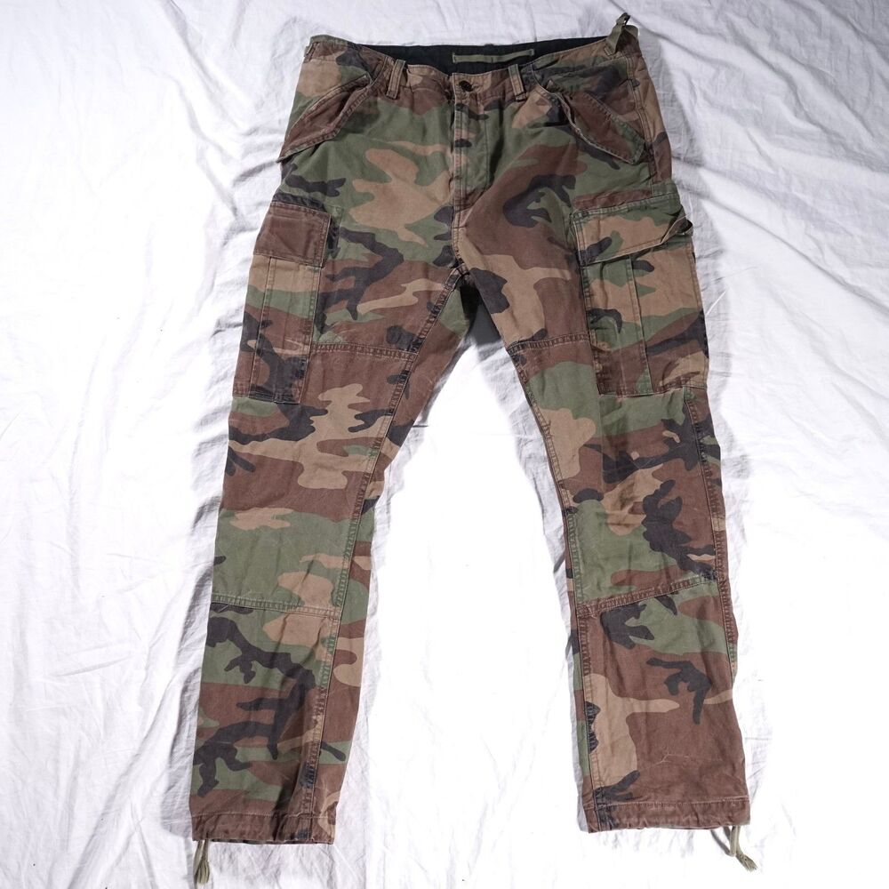 Polo Ralph Lauren Camo Cargo Pants Utility Military Mens 34x30 - Picture 9 of 9